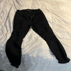 Gently used black ripped torrid jeans, size 16R